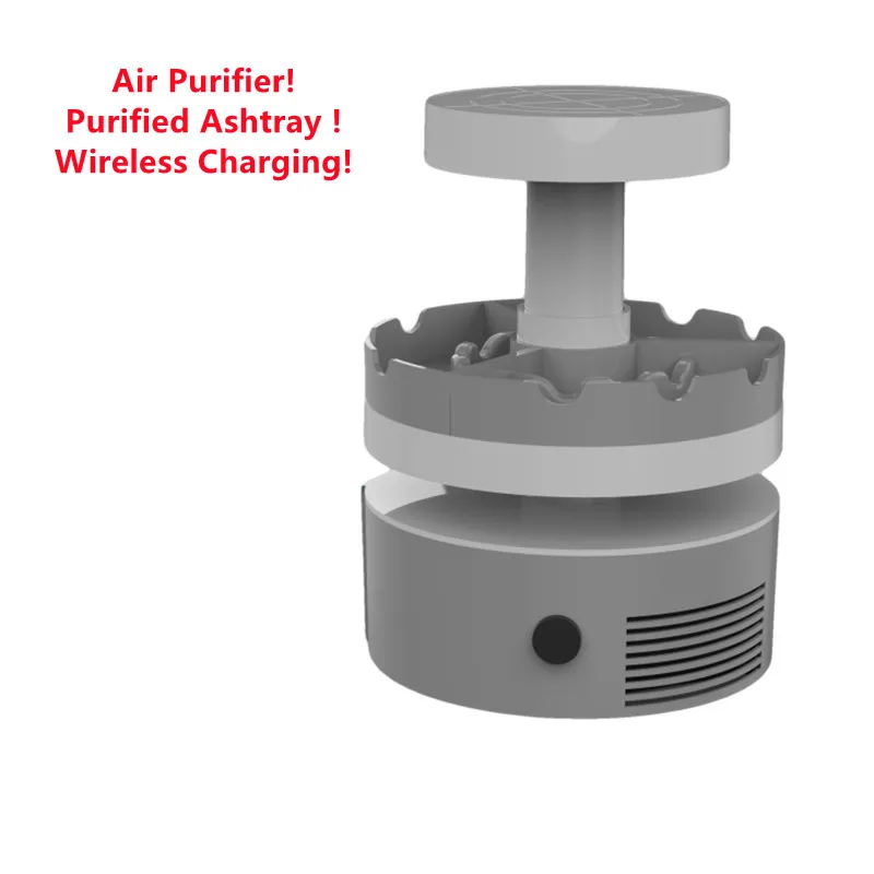 Демонстрация куклы, Прямая поставка, магнитная левитация, беспроводная, супер зарядка, бездымный очиститель воздуха, индивидуальная пепельница для сигар