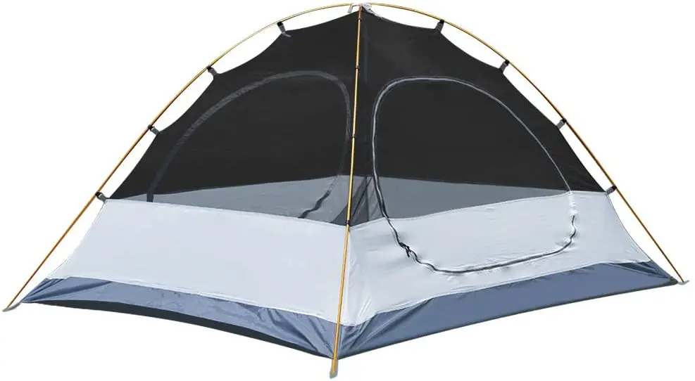 
Blue And Orange Camping Tent With Aluminum Pole And Expandable Storage Bag Waterproof Roof Top Tents For Camping 