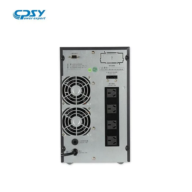 Single phase 1KVA 5KVA Mini UPS Pure Sine Wave Inverter UPS 800W Online UPS For PC