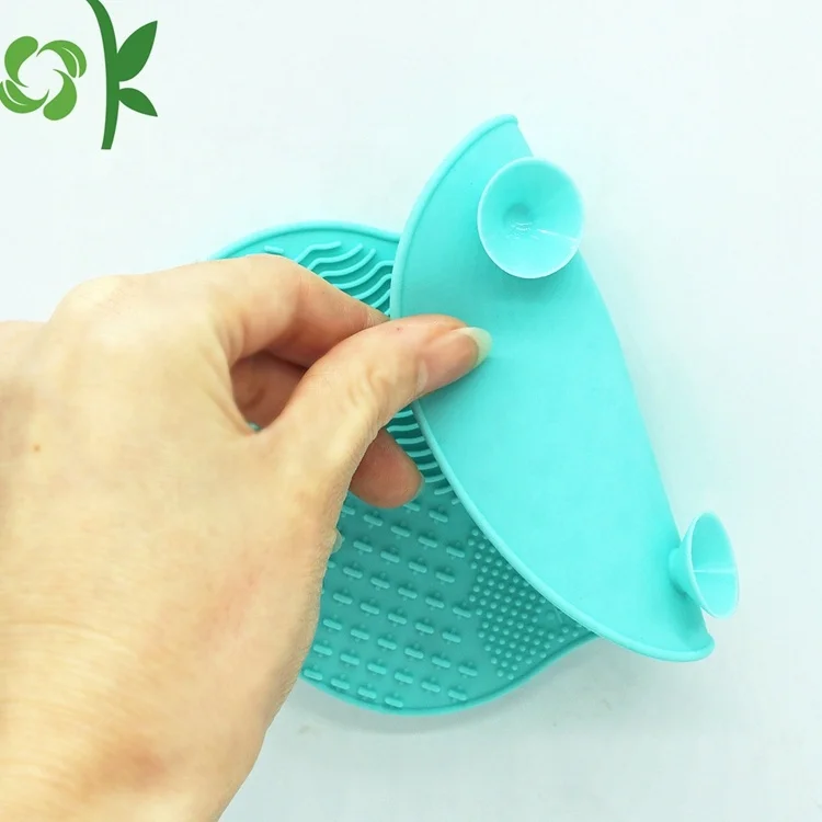 OKSILICONE многоцветный коврик для чистки кистей макияжа косметических портативный