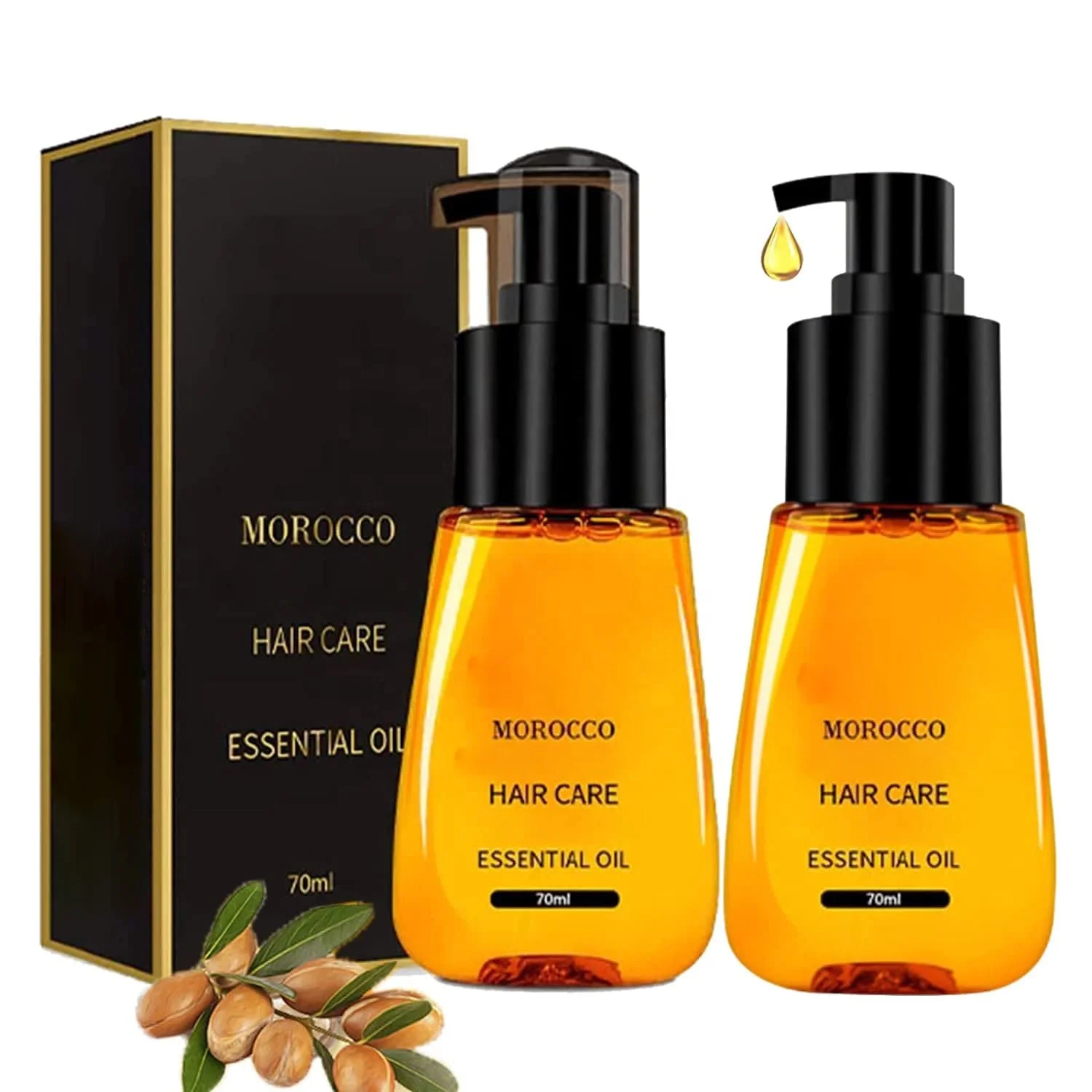 wholesale argon oil hair serum  Dry Dameged nourish organic hair repair serum oil