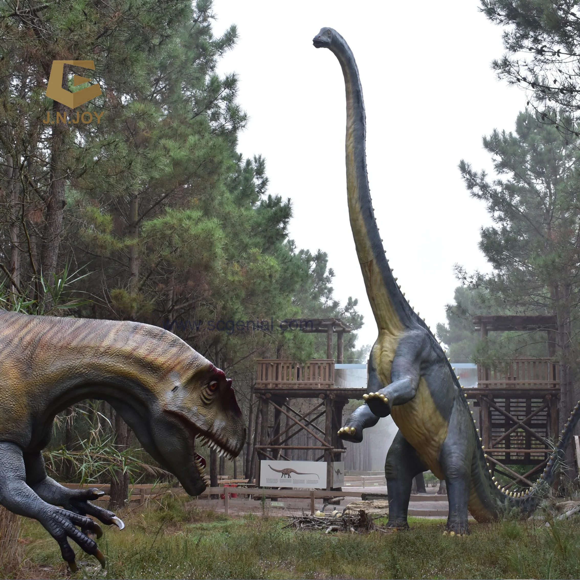 JNZM24  Professional Dinosaur Factory Made High Quality Simulated Tapejara Pterodactyl Dinosaur Animatronic Model