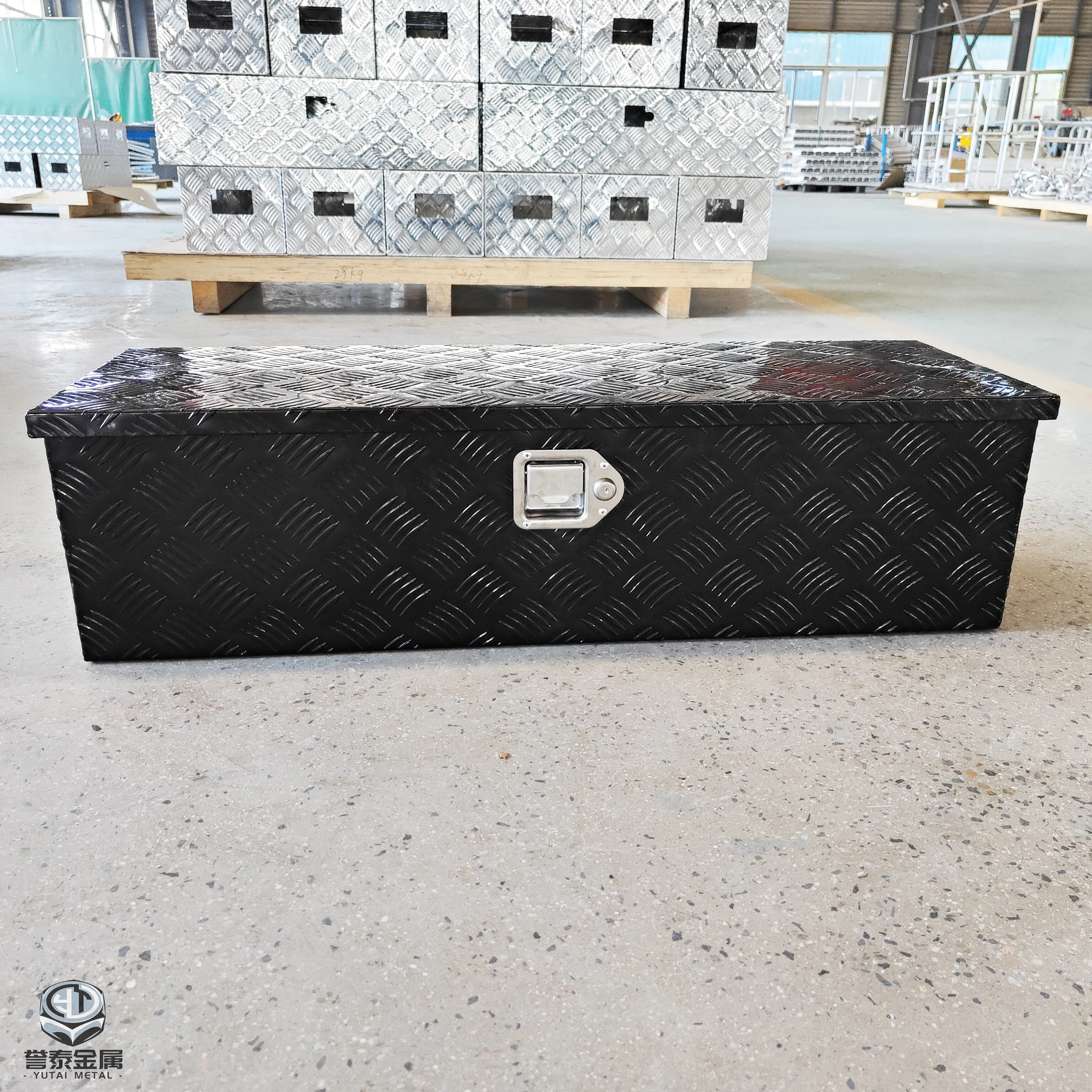 Aluminum Checker Plate Truck Tool Box For Trailer