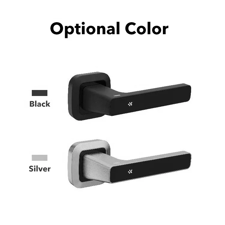 Security Keyless Ttlock High Quality Hotel Smart Door Handle Electronic Lock