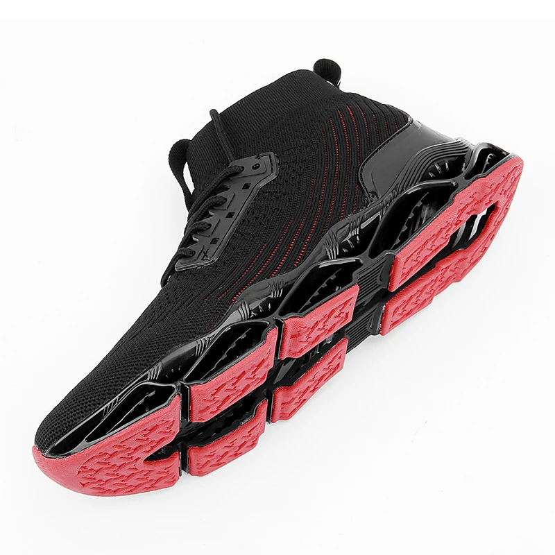 OEM sock shoes  high quality high bounce reflex fly woven  blade  shoes