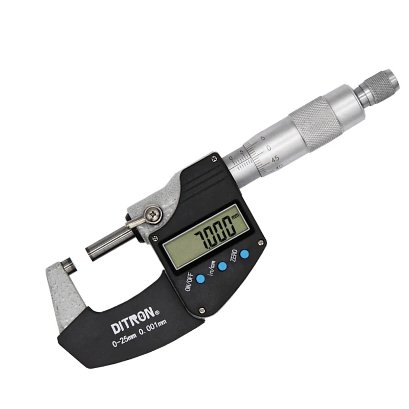 Digital micrometer screw gauge 0-25mm Stainless Steel Electronic Outside Micrometers digit micrometer Caliper Gauge