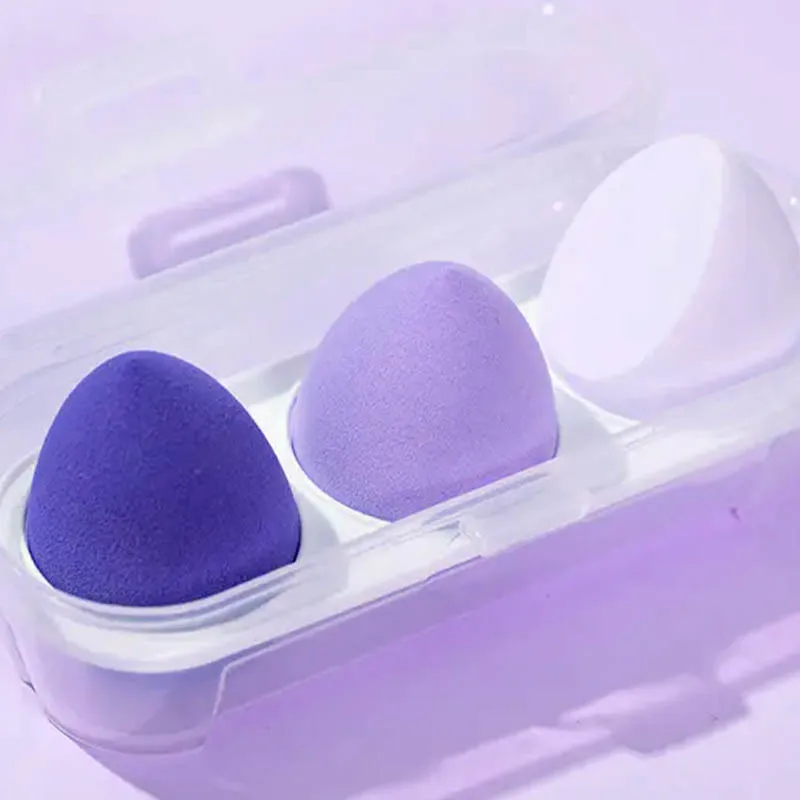 wholesale makeup sponge triangle white makeup remover sponge custom logo Non latex Beauty Sponge