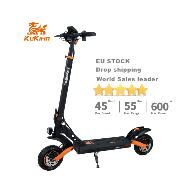 2024 ЕС склад KuKirin G2 PRO ширококолесный электрический скутер оптовая цена электрические скутеры 600