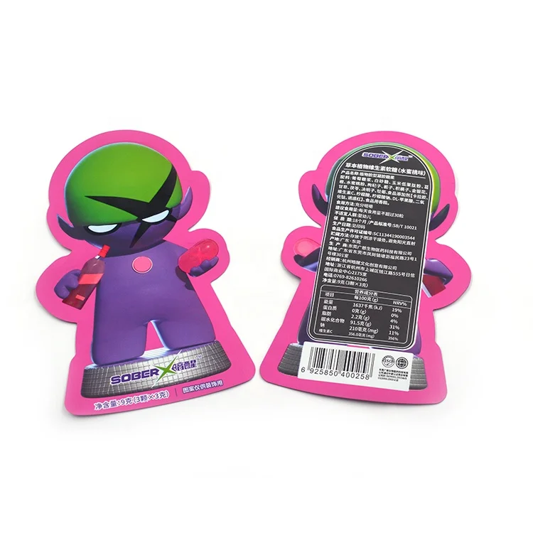 Custom Printing Chocolate Pouch Plastic smell proof seed Bags Food Grade For Juice Candy Shaped Snacks Food packaging