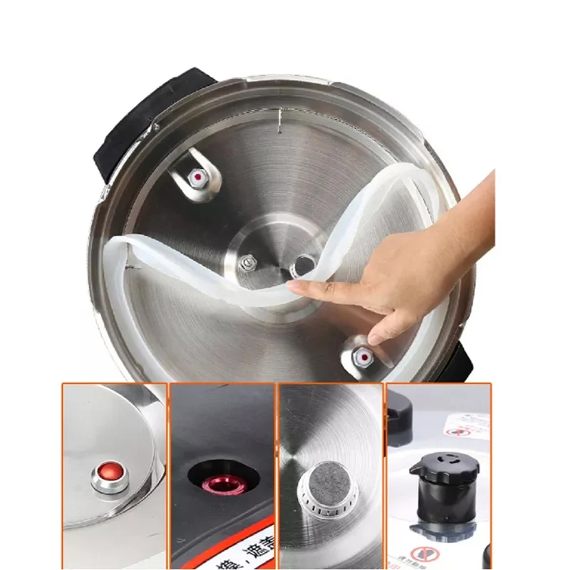 High Quality Large Capacity 12 liters Commercial Electric Pressure Cooker 12L With Pressure Release Device