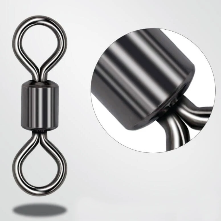 Gorgons 1000pcs/bag  carp fishing rolling swivels terminal fishing tackle accessories for fishing hook connector