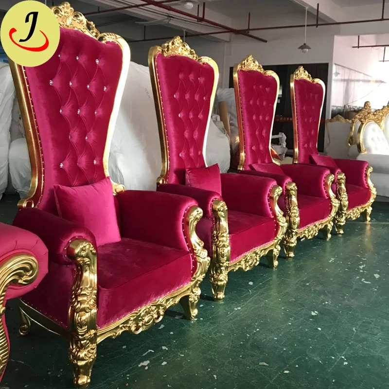 Living Room Chair Luxury High Back King Throne Chair JC-K41