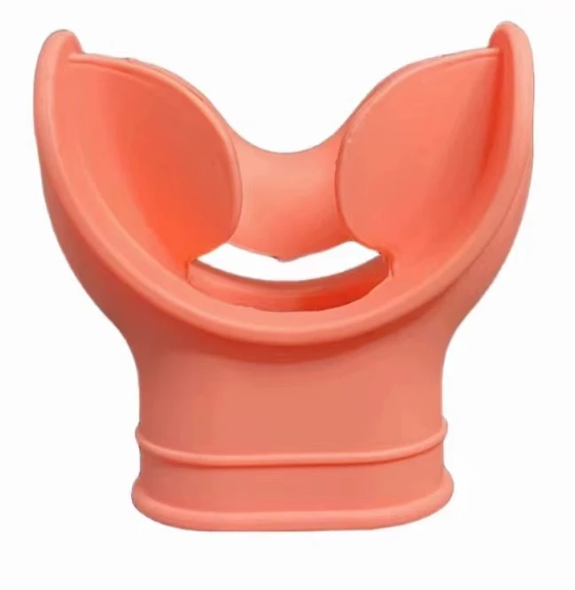 Sinodiving 1 Piece Moldable Silicone Diving Bite Mouthpiece Water Snorkelling Valve Breathing Black Professional manufacture