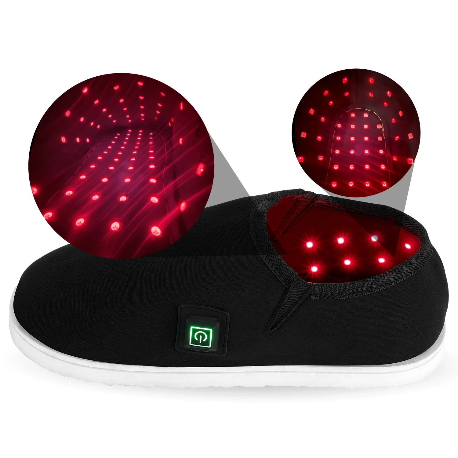 Kinreen Free Size Wearable at Home Light Therapy Best Red Light Therapy Shoes for Foot Varicose Veins