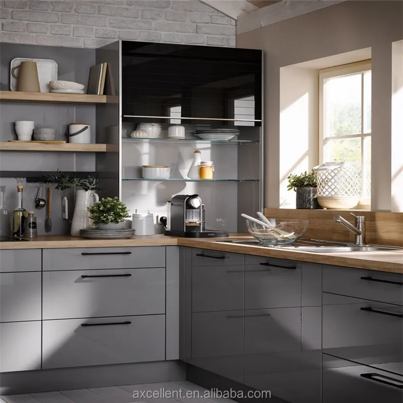 2021 New Model Home Furniture kitchen cabinet solid wood mdf cabinets