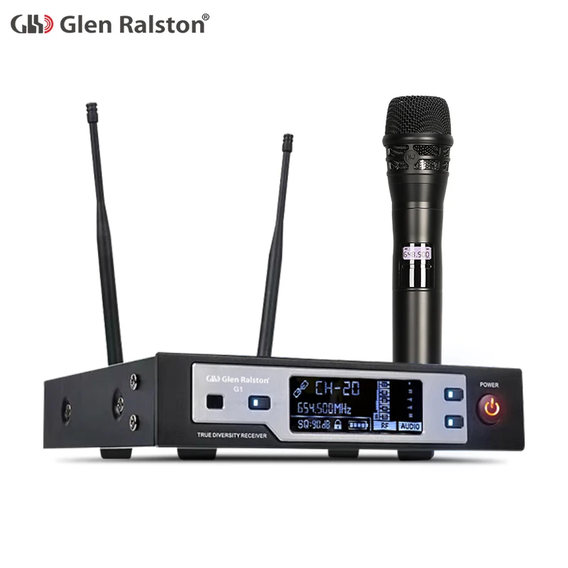 Glen Ralston True diversity high sensitivity professional wireless microphone