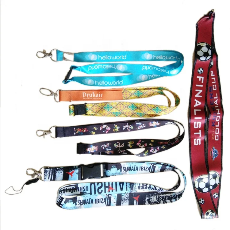 black white gray color design customized lanyard for workshop promotion activity  animal zoo person wear card