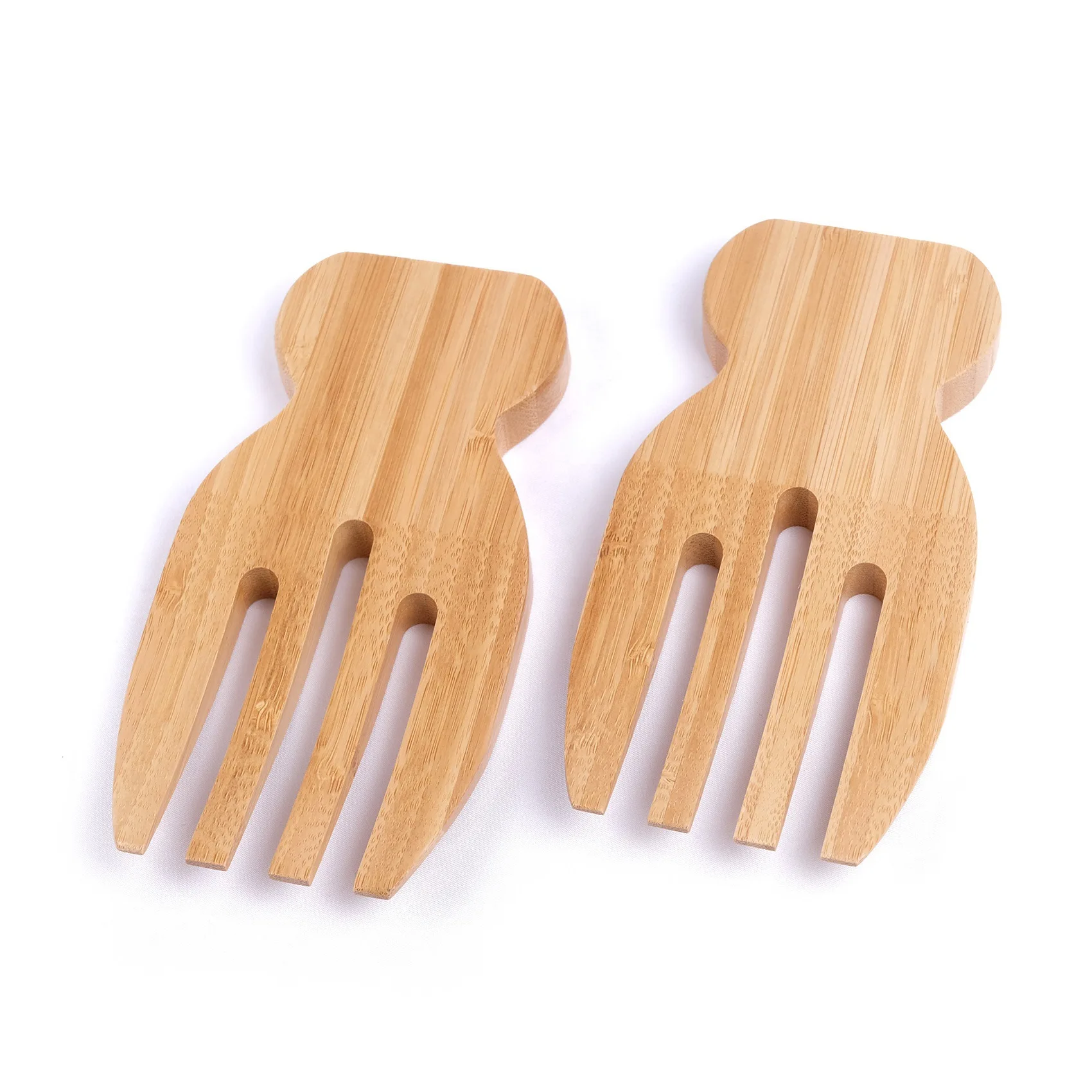 Wholesale Bamboo salad servers bamboo salad accessory camping salad servers
