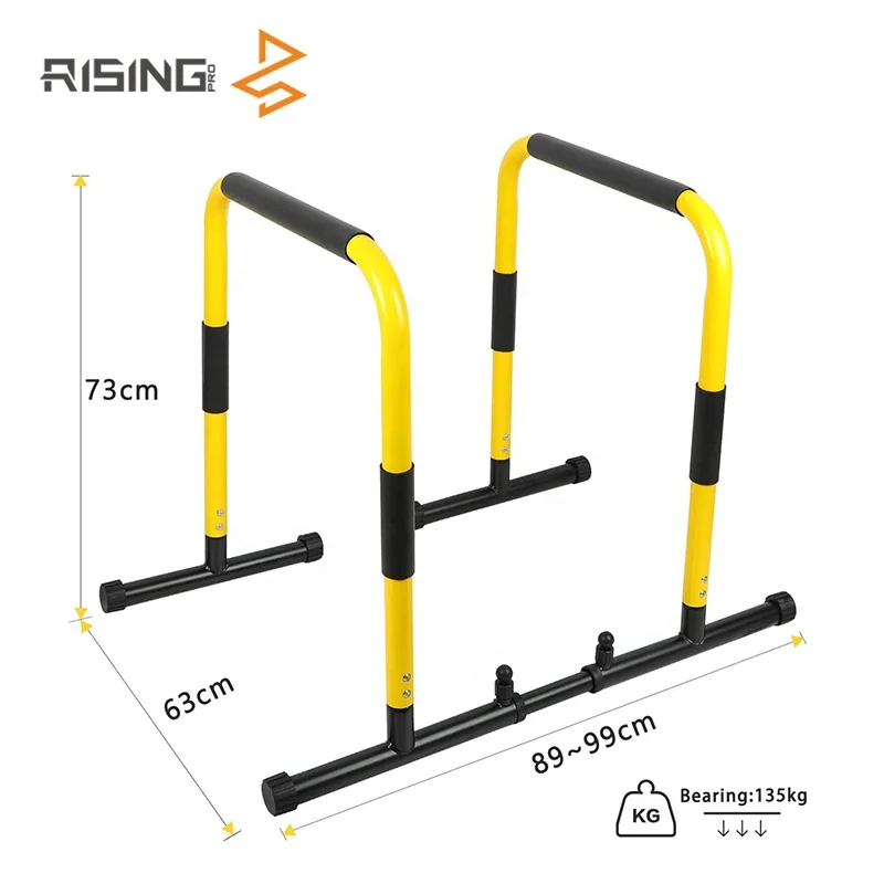 Rising Dip Bar Stand Adjustable dip bar Station Portable Push-Up Stand Stable Parallel Bar Parallette