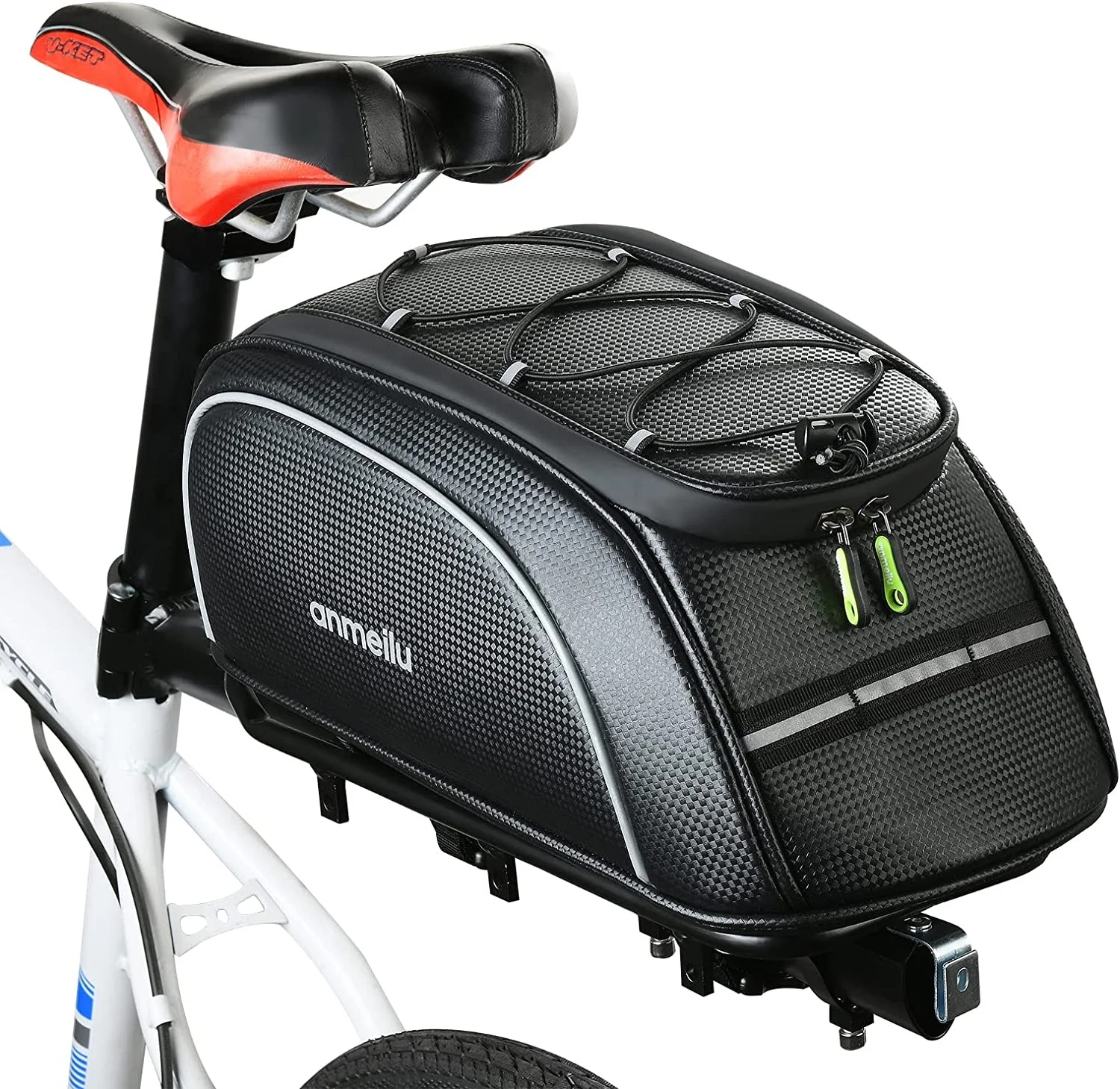 Bicycle Rear Rack Saddle Trunk Bag Cycling Carrier Pannier Storage Cargo Seat Pack Electric Bike Travel Luggage Bag