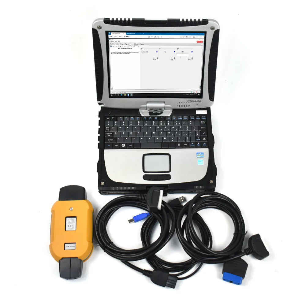 CF19 Laptop V2.8 Ptt Tech Tool Truck Construction Excavator EUR6 FH/FM Diagnostic Tool for Vcads Pro 88890180 88890020