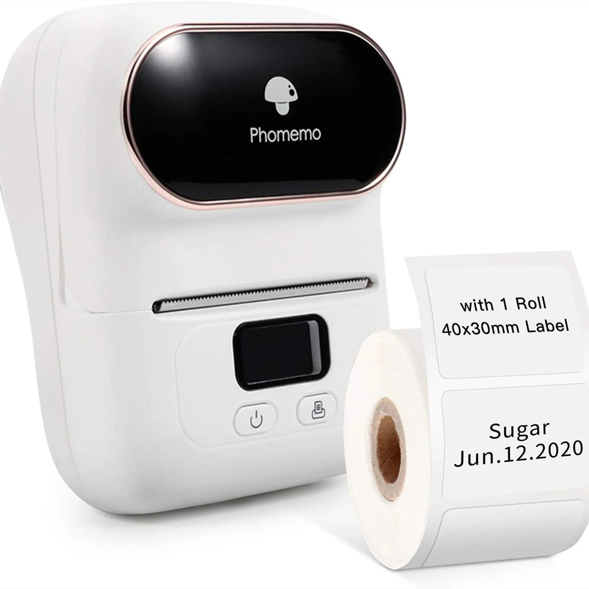 Phomemo M110 Mini Thermal BT Adhesive 203dpi Label Printer Portable Label Maker Inkless Printer Pocket Printer