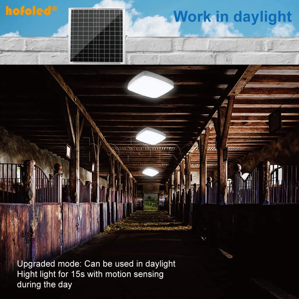 Wholesale Price Remote Control Solar Lamps Indoor 50W 100W 150W Solar Ceiling Light