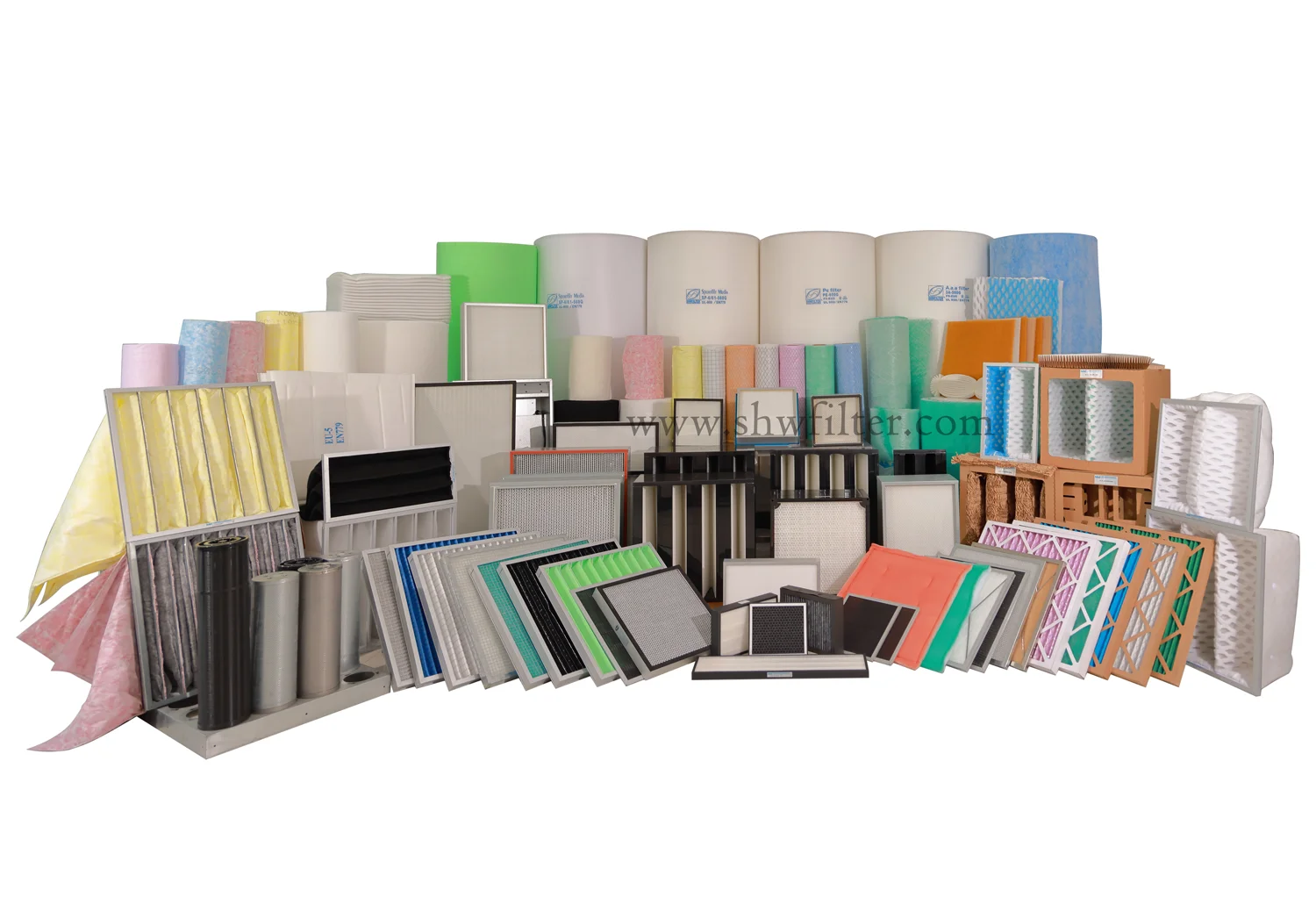 Non-woven fabric carbon active filter industrial air conditioner air filter cloth activated carbon fiber filter