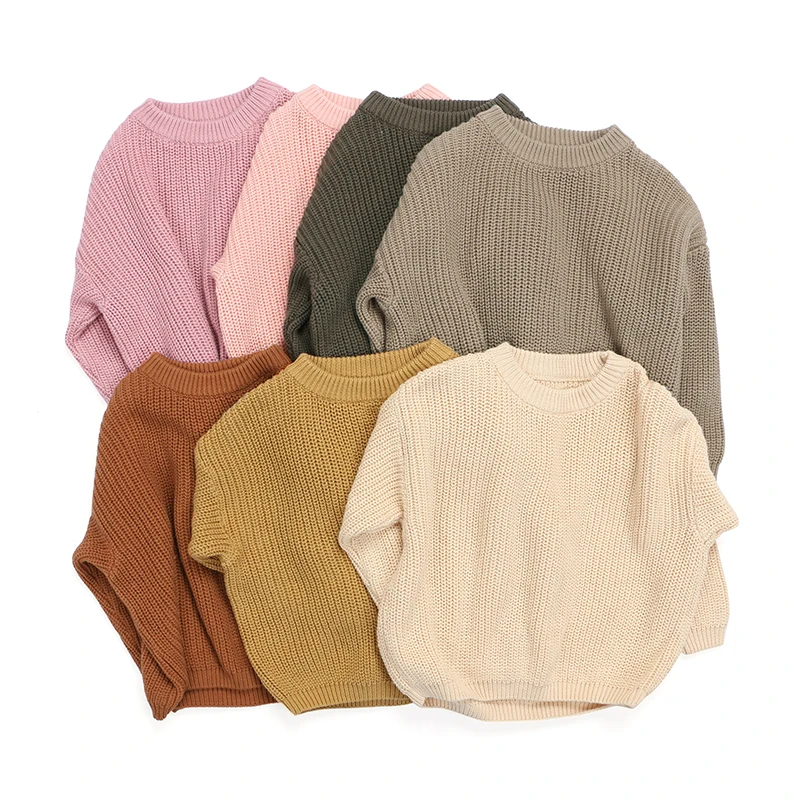 RTS Boutique Baby Winter Pullover Kids Unisex Oversized Jumpers Knit Sweater