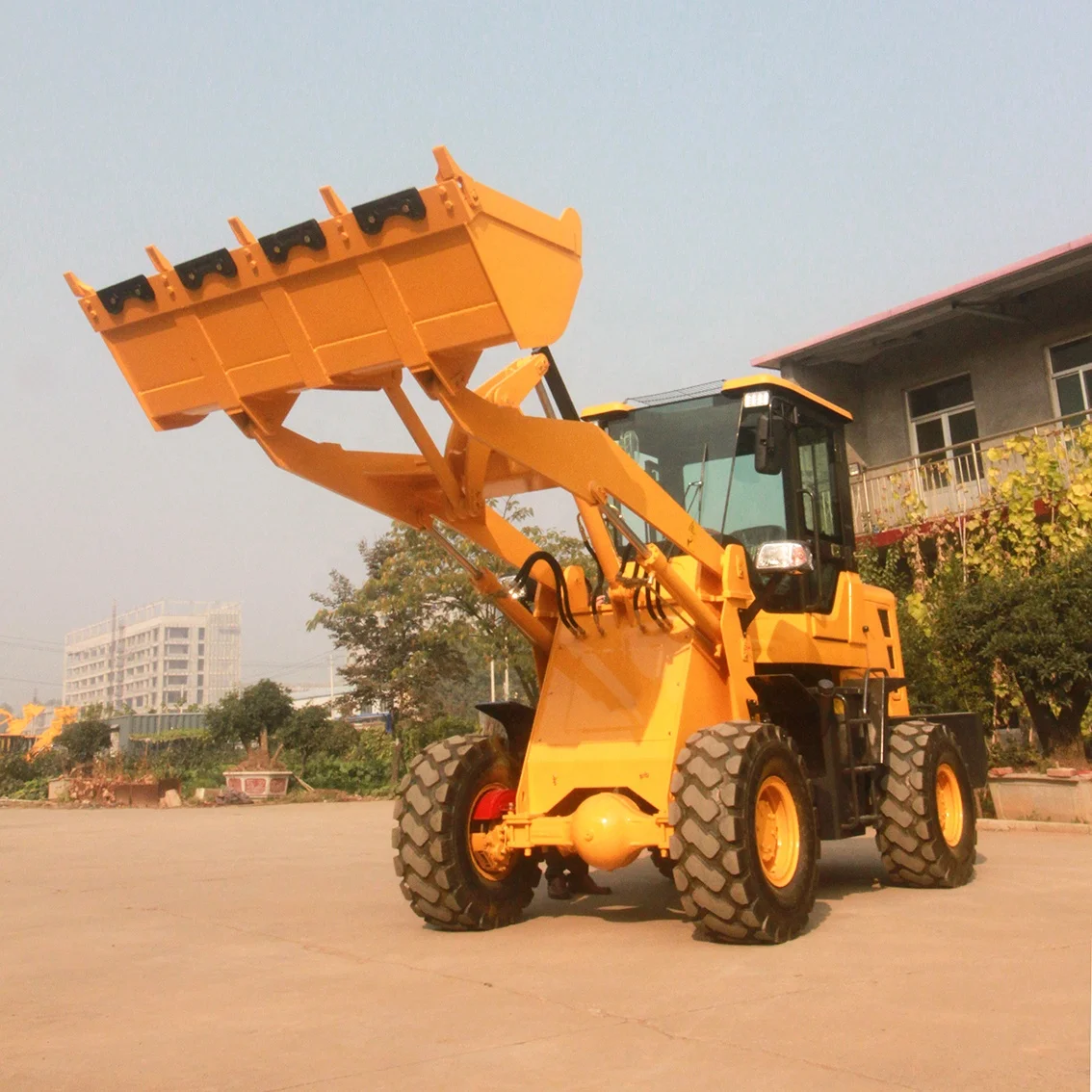 CE Approved Cheapest China Wheel Loader Tractor Front End Shovel Loader Dumper Small Excavator Mini Backhoe Loaders