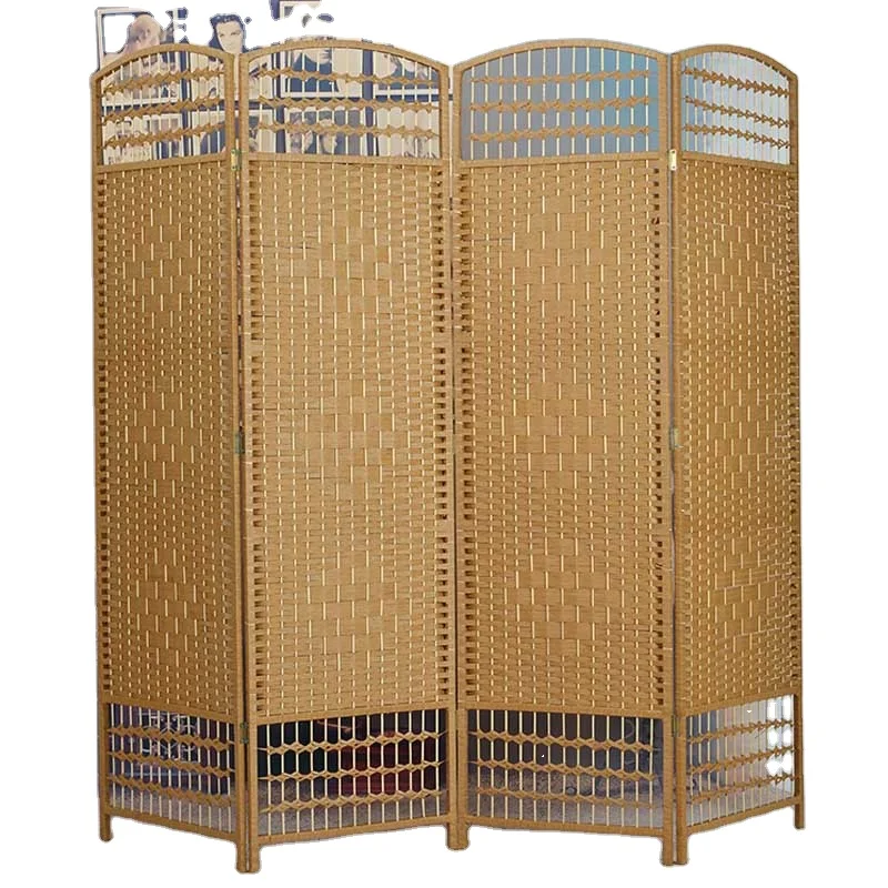 Bamboo Room Divider Screen Versatile lovely 6 x 8 Feet Newfida Room Divider