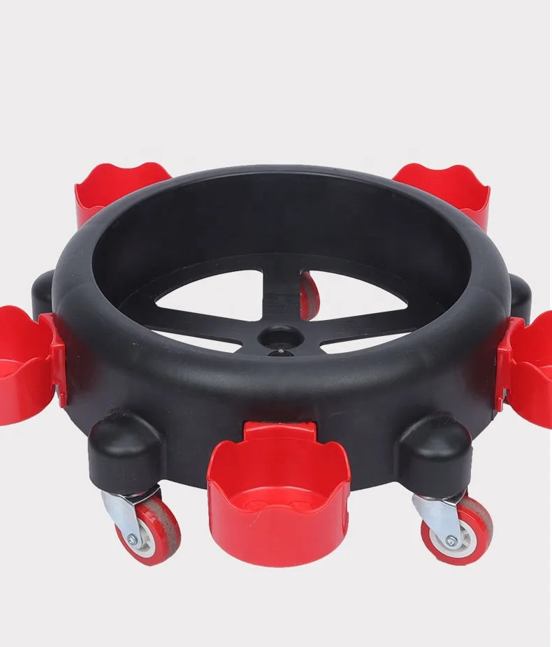 Многофункциональное ведро для мытья автомобиля 20 л с колесиком инструмент очистки тележки пластиковый водяной