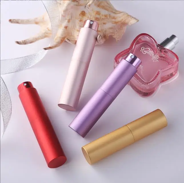 2022 New portable Pen Tube Travel sprayer Bottle Empty 10ml  MIni Travel Refillable Twist Up Mini Perfume Atomizer