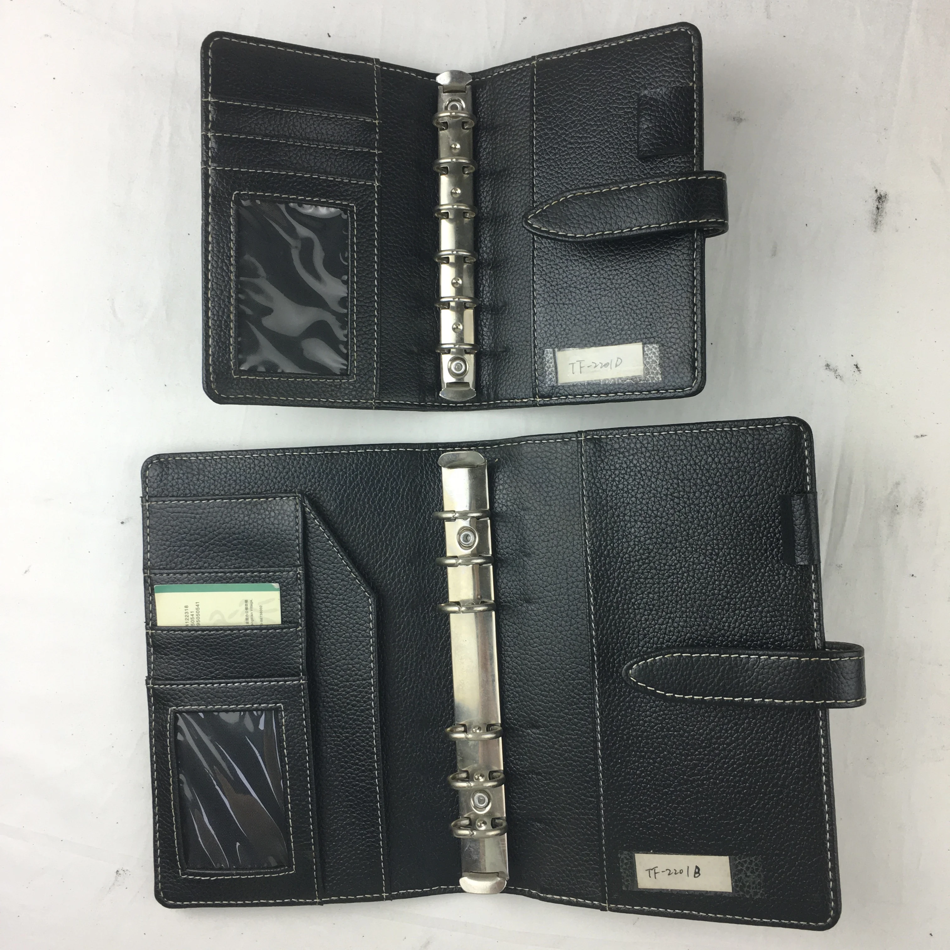 Custom business leather  Planner vintage logo Diary PU leather Notebook Multi-function Notepad series  with loose leaf