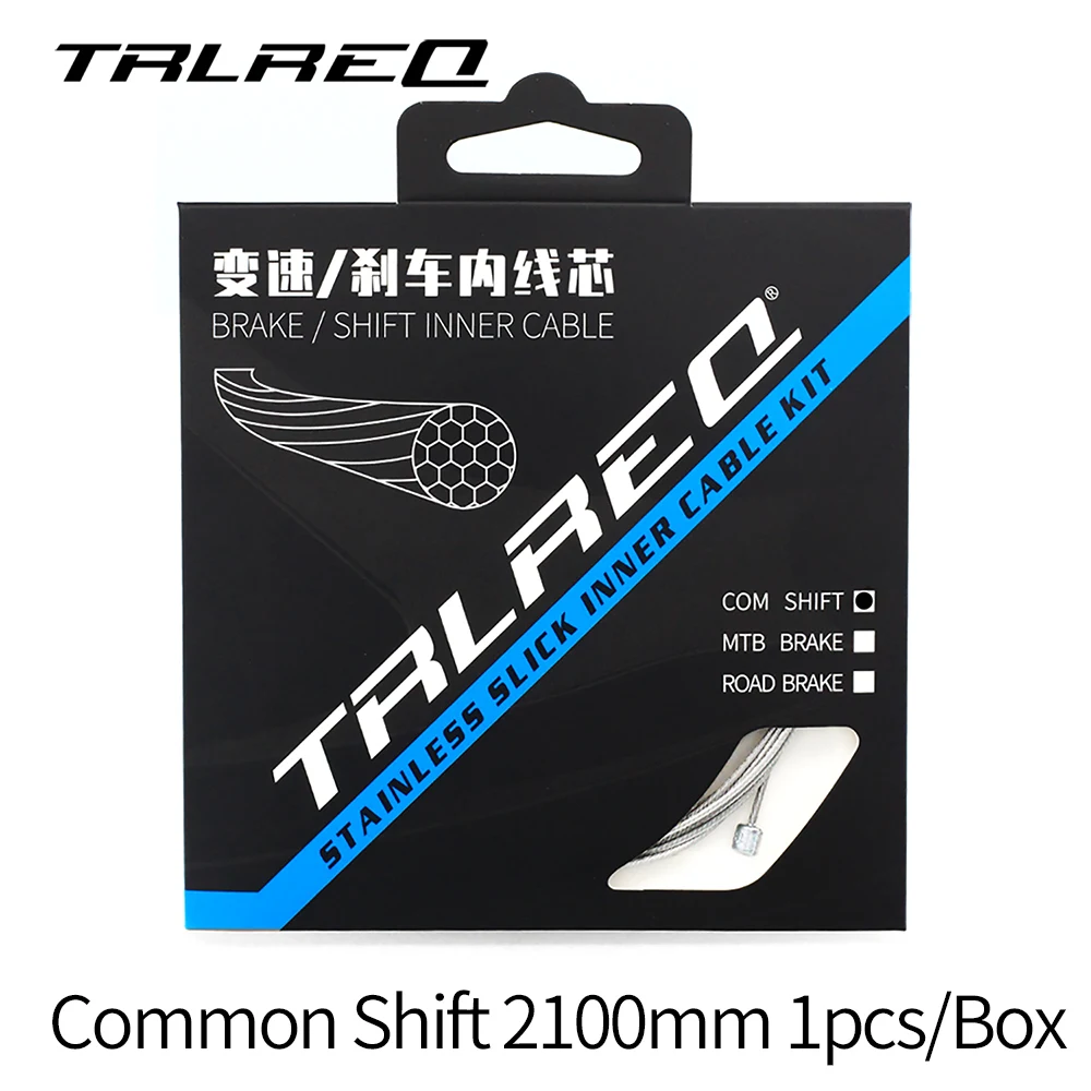 TRLREQ Polished Slick Stainless Steel Inner Wire of MTB Road Folding Bike Shift Derailleur Gear and Brake Line 1pcs in 1box