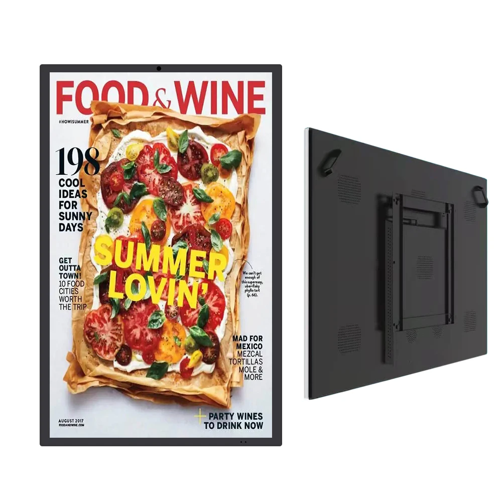 Настенный ЖК экран Full HD 4K цифровой рекламный монитор для помещений и улицы 15 65 дюймов система Android