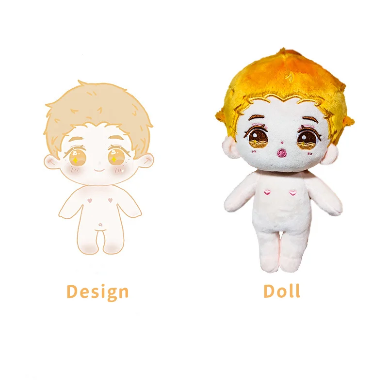 Wholesale Custom Anime Figure Doll Design Soft Plushies Korea Kpop Star Doll Plush Toy