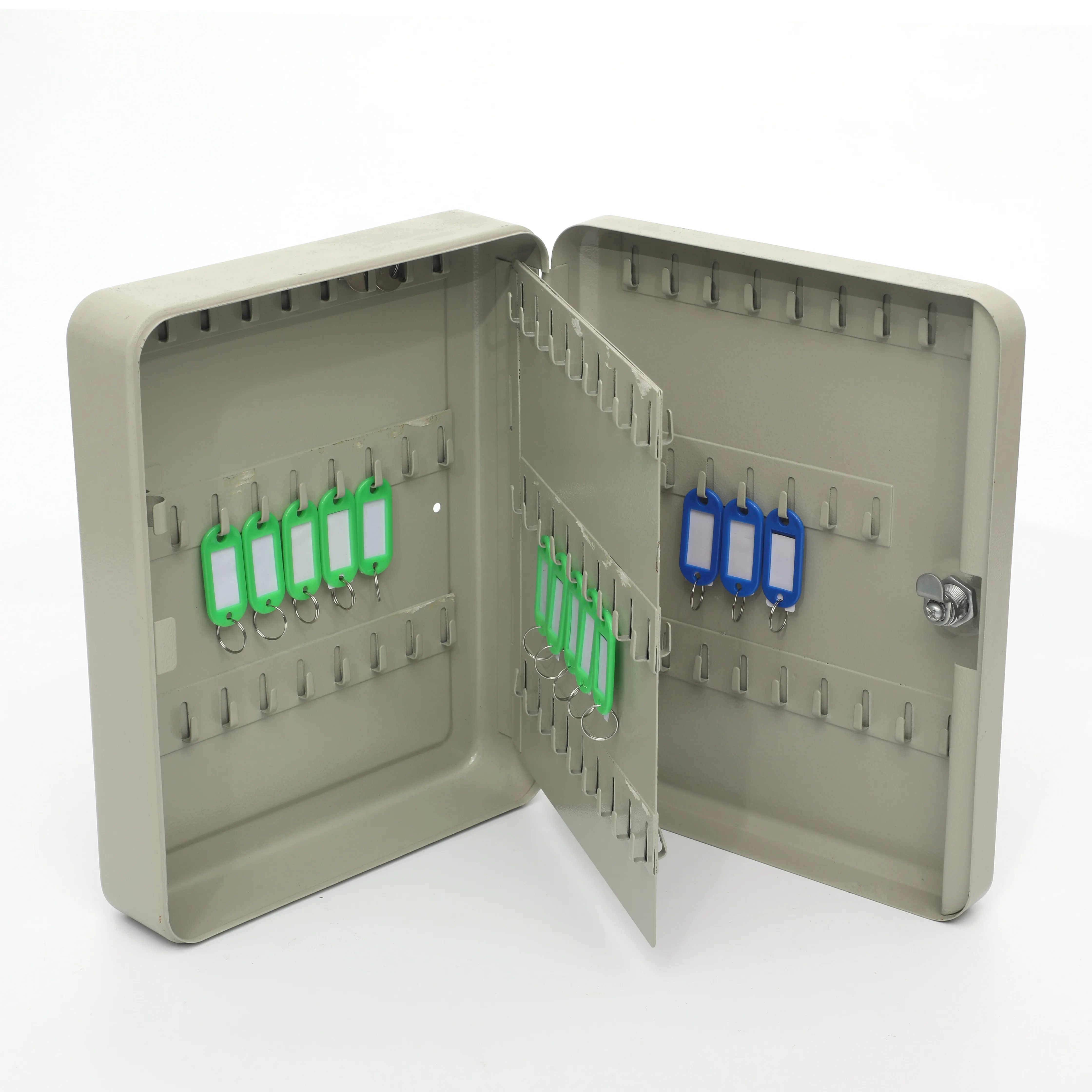 
Высококачественный Прочный металлический ящик для ключей с различными шкафчиками для 105 ключей 