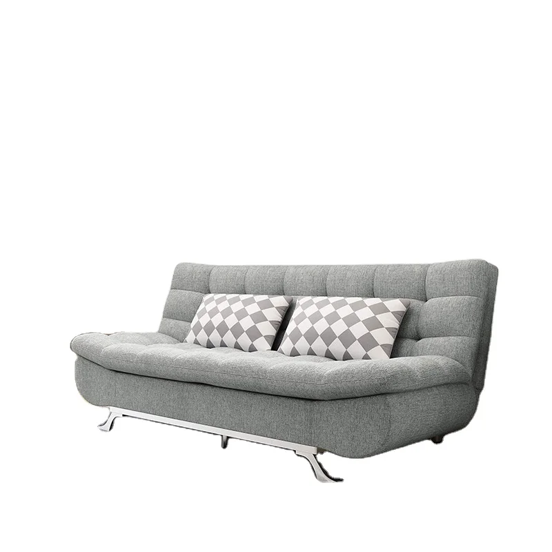 Multifunction Sleeper Folding Sofa Bed Furniture Modern Fabric Metal Sofa Bed Queen 2 Seater Sofa Bed
