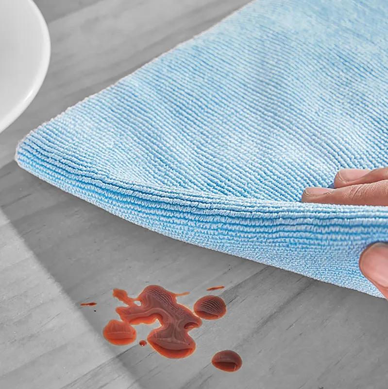 Durable Lint-free High-quality Multipurpose Cleaning Rags 40*40CM (Value Pack of 10) Reusable Mop Towels