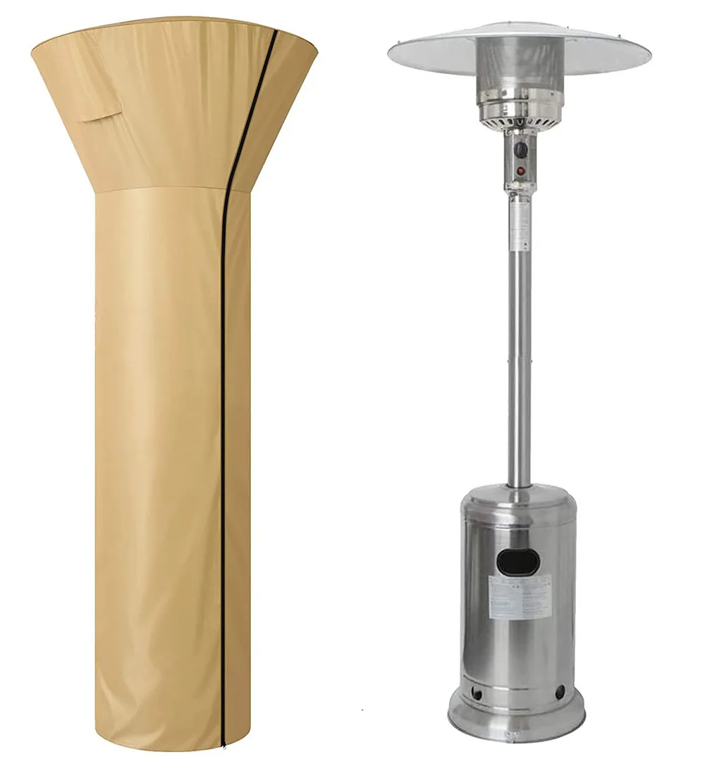 Outdoor Standup Patio Heater Cover Outside Garden Heater Cover  Heavy duty