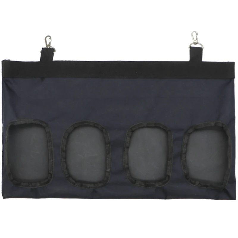 Drop Ship Wholesale Custom Oxford Hanging Two and Four Feed Holes Slow Feeder Hay Bag for Small Animals Chinchilla Hamsters