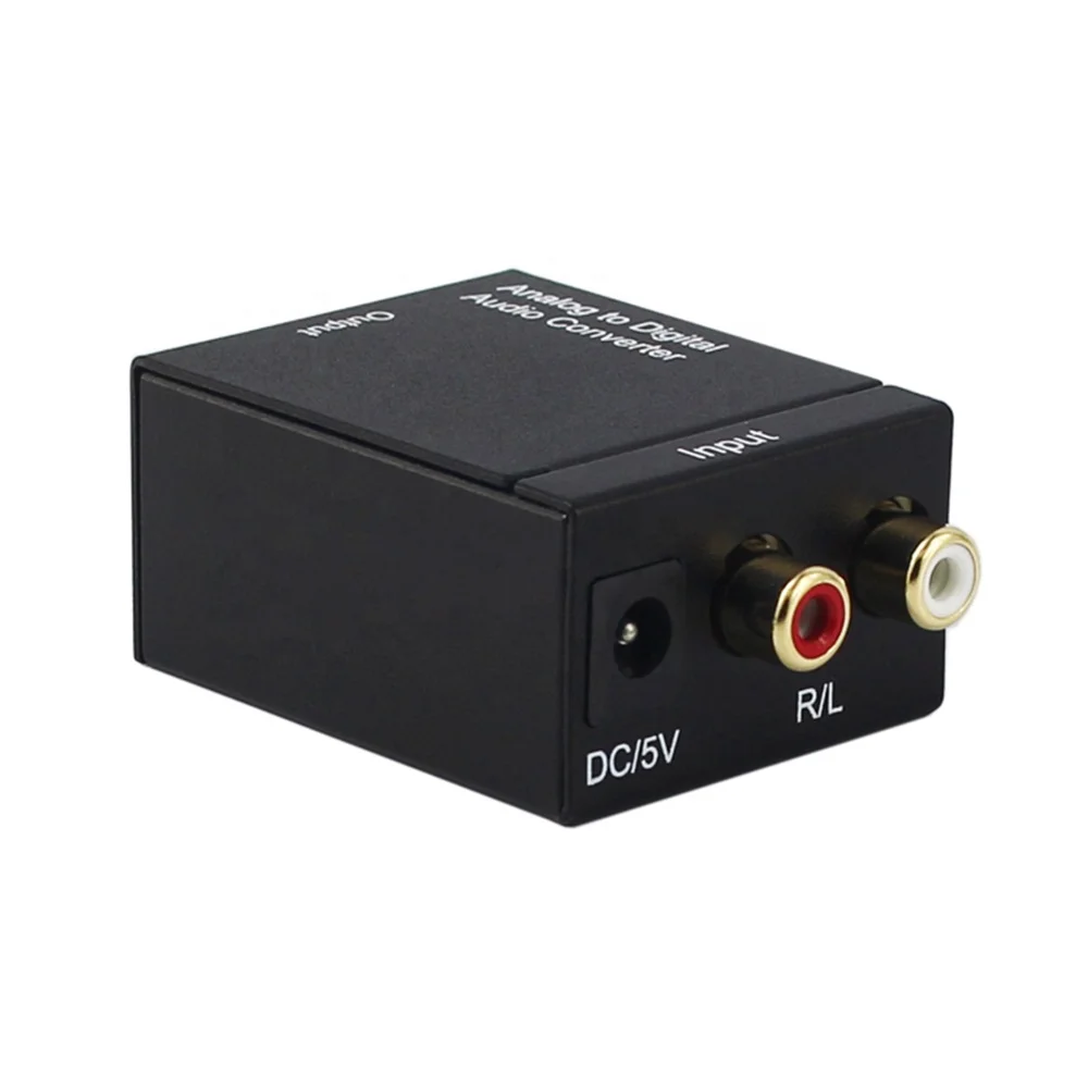 Analog Audio LR to SPDIF Digital Fiber Coaxial Analog Audio L/R to Digital Audio Converter Analog To Digital Audio Converter