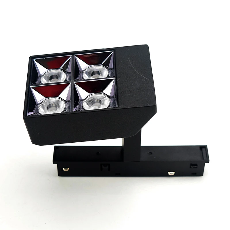 Трековый светильник ETL DLC 8 Вт/Triac с регулируемой яркостью, светодиодный Трековый светильник с магнитной всасывающей головкой