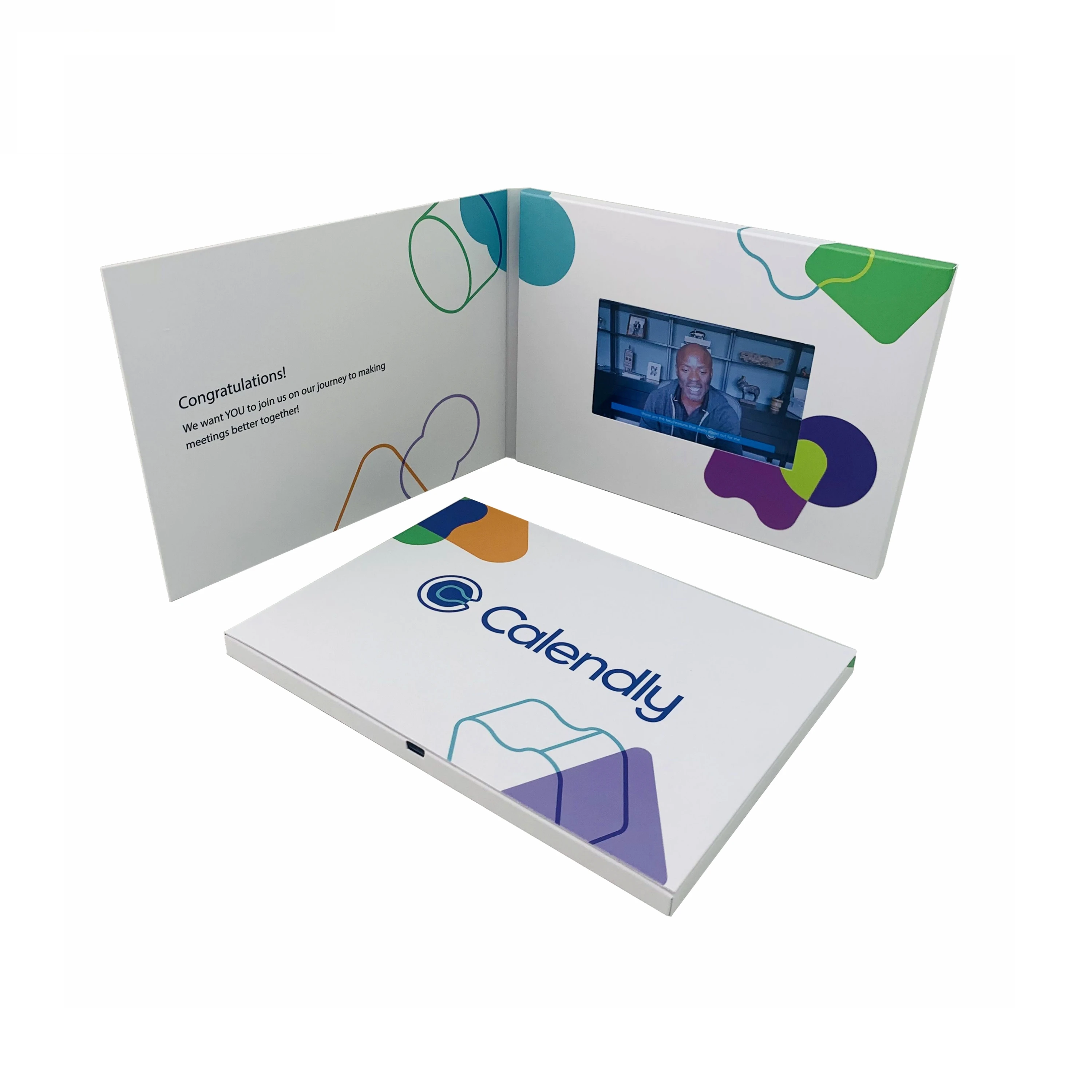Promotional 4.3 Inch LCD 2025 ITEMS Advertising Book Gift Cards for Marketing Greeting Card Type