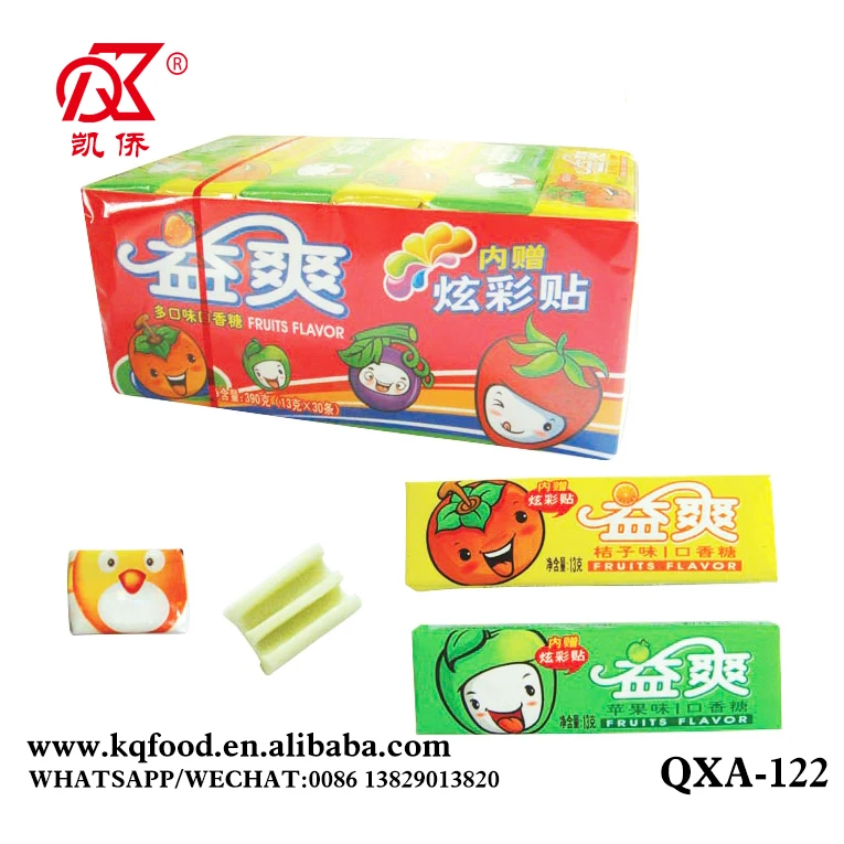 5 шт./упаковка, жевательная резинка, 13 г