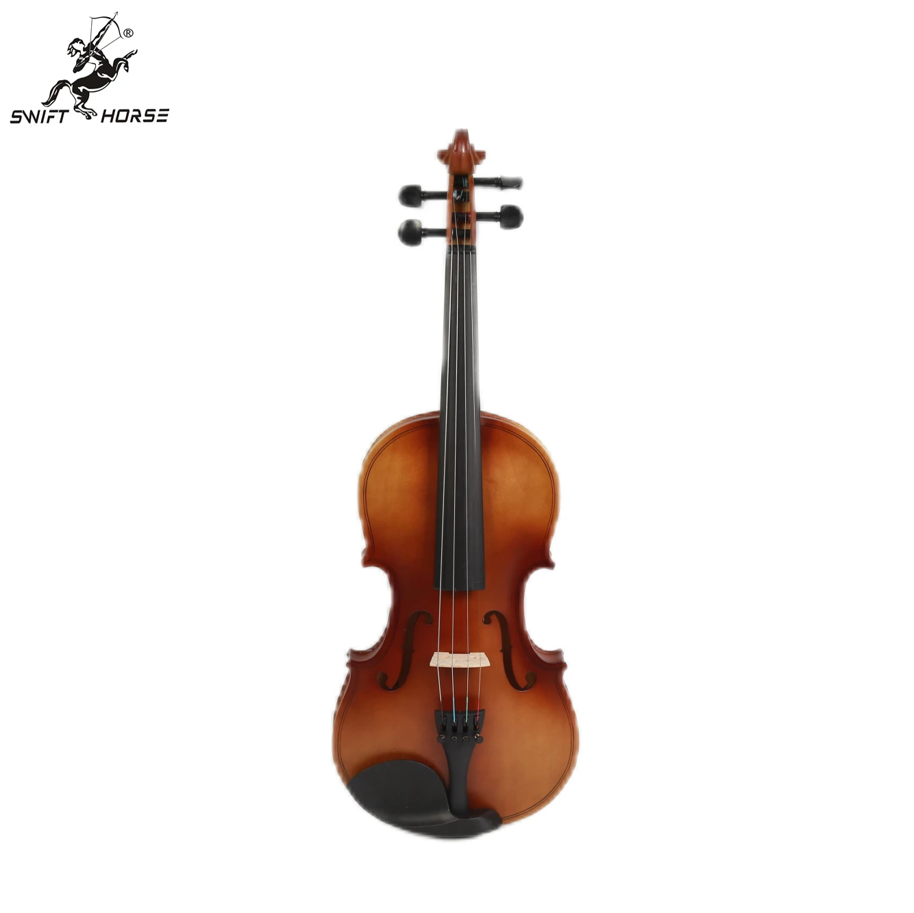 Wholesale Musical Instrument Hot Sale Professional Violin With 4/4 3/4 1/2 1/4 1/8 Size White Dyed Black Fingerboard Material