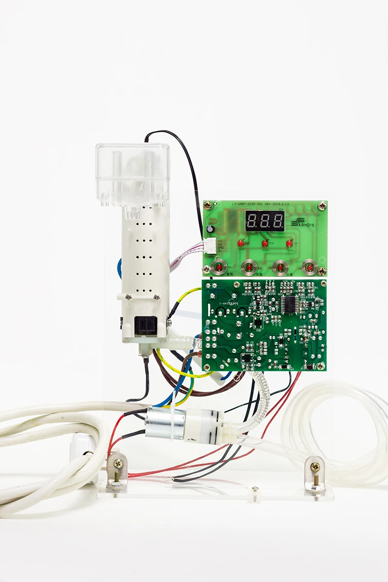 Compact Heating System with Heater PCB Control and Pump