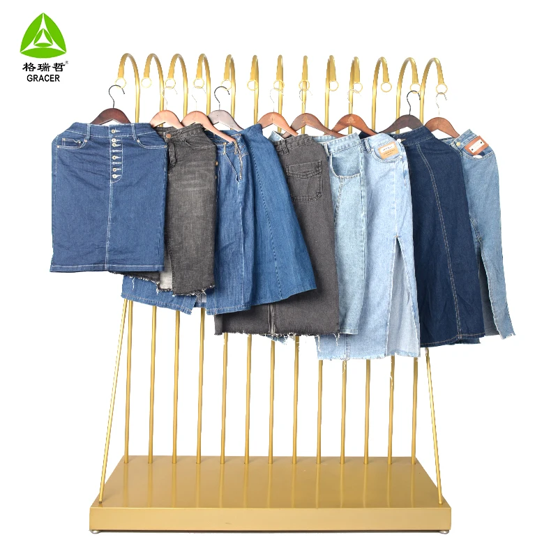 Used Imported Clothes Ladies Jeans Skirt in Bales Second Hand Clothes Australia Summer for Women Adults Support Clothes 45KG