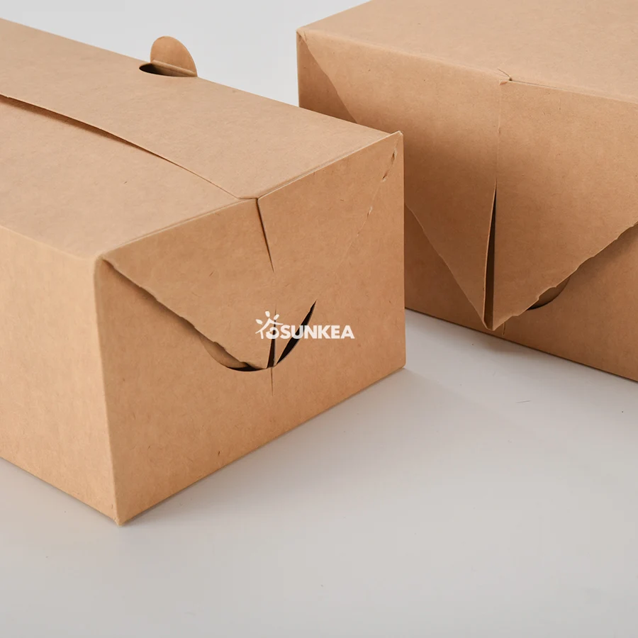 Wholesale Disposable Take Away Food Grade Customized LOGO Printing fast food fried chicken box